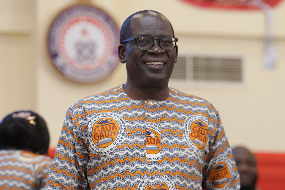 Pro-Vice-Chancellor of UEW, Prof. Andy Ofori-Birikorang during the National Congress hosted by UEW