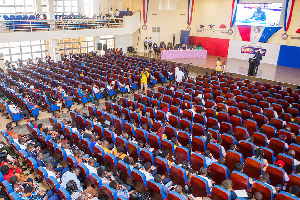 Prof. Andy Ofori-Birikorang addressing participants on behalf of the Vice-Chancellor, Prof. Mawutor Avoke