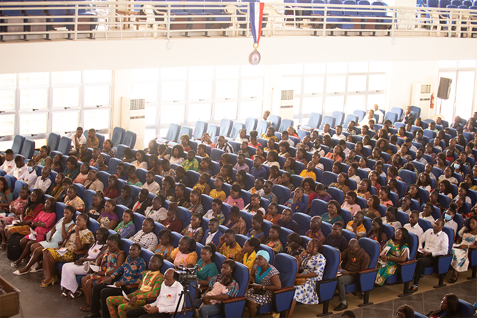 Fresh CODeL students during the ceremony at the Jophus Anamuah-Mensah Conference Centre