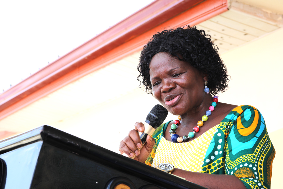 Mrs. Deborah Afful, speaking on behalf of the Vice-Chancellor, Prof. Mawutor Avoke