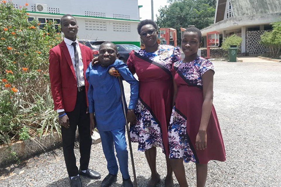 Rev and Dr. Mefful with their children