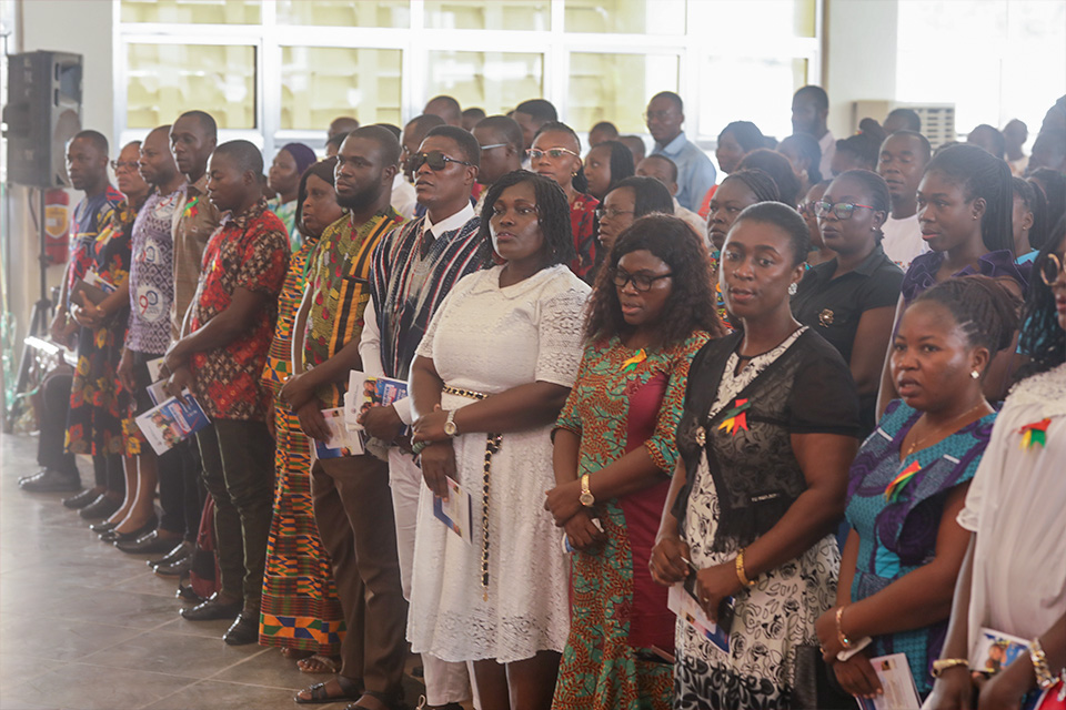 Cross-section of attendees 