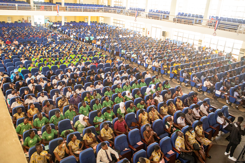 A cross-section of participants at the Jophus Anamuah-Mensah Conference Centre