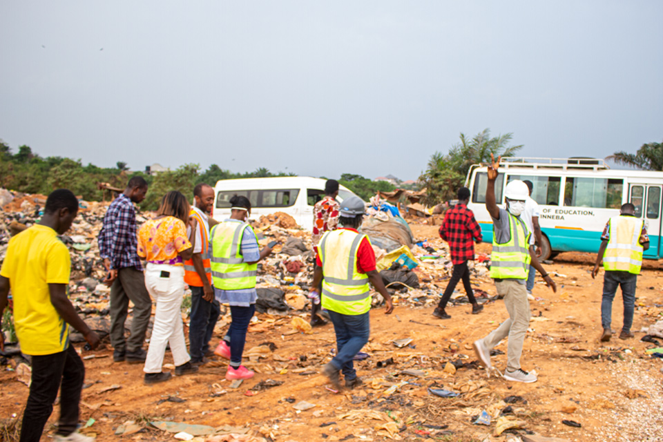 A visit at one of the waste management facility 