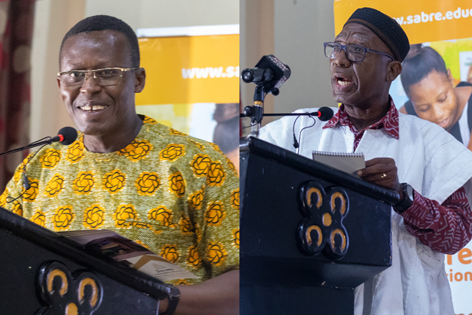 Dr. Michael Subbey (left) and Dr. Tony Dzidzinyo Kwesi Dogbe