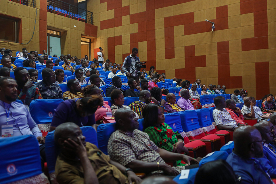 A cross-section of participants at the SCA Theatre, Central Campus during the symposium