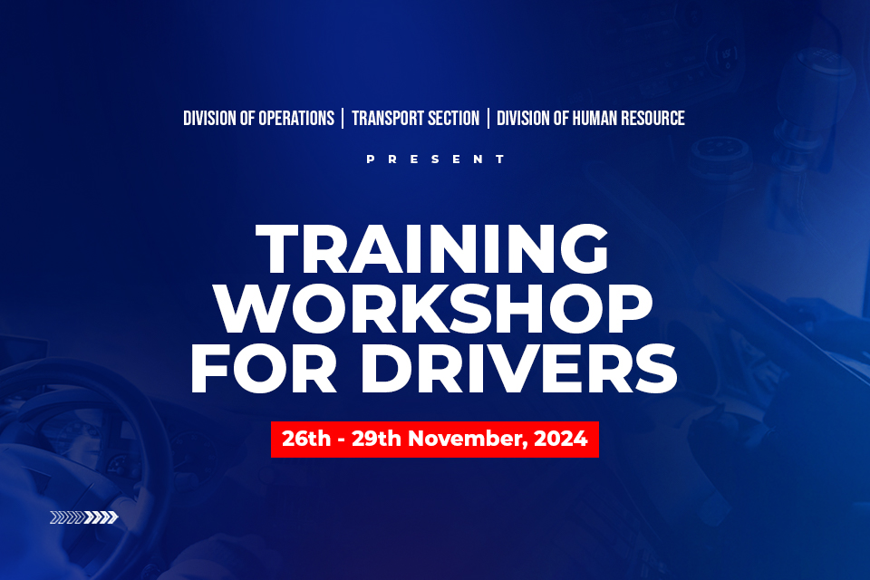 Training Workshop for Drivers