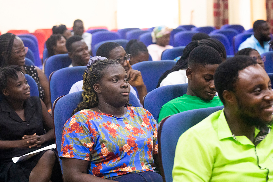 A cross-section of peer educators who attended the seminar