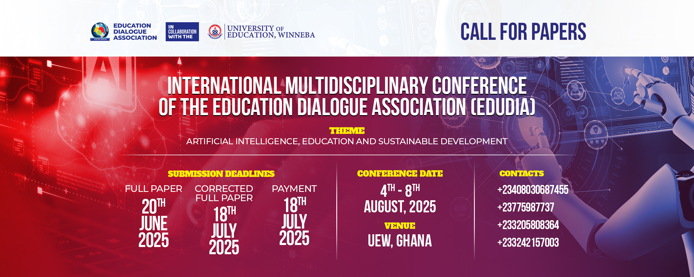 Banner for the Conference