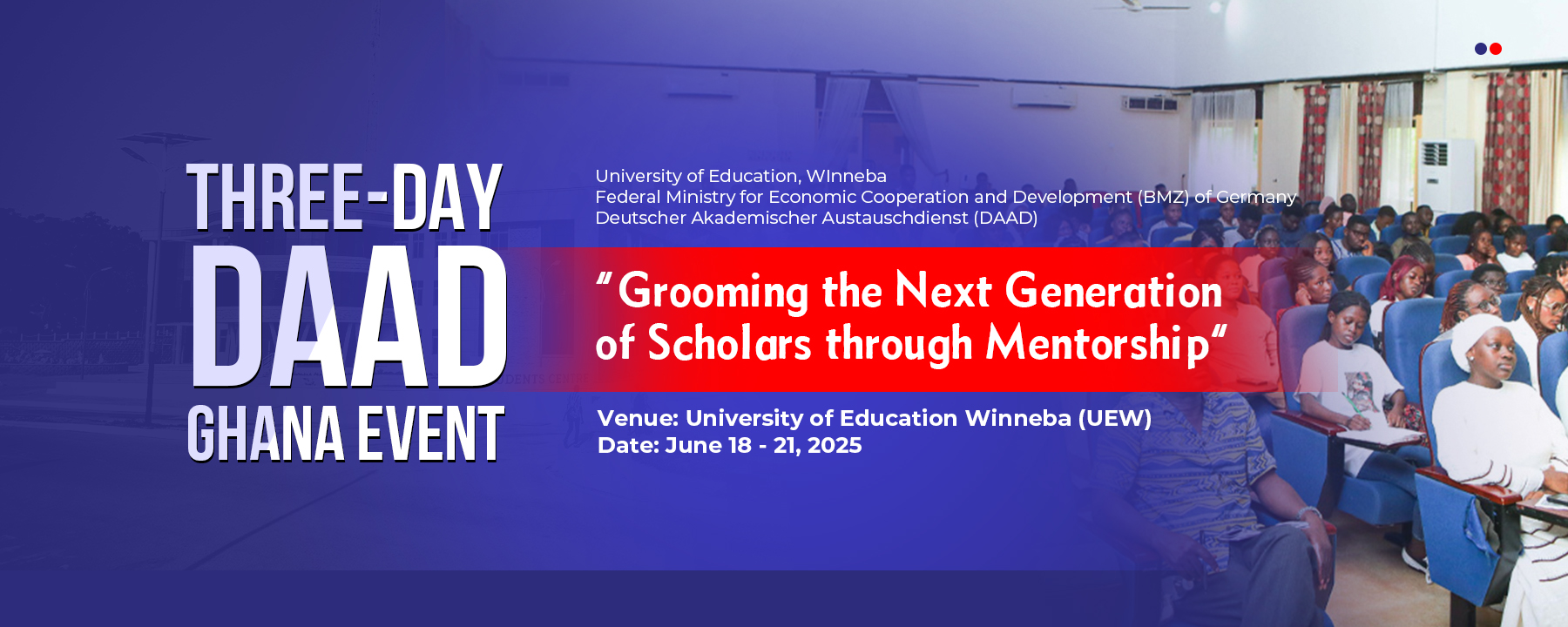 Three-Day DAAD Ghana Event Banner