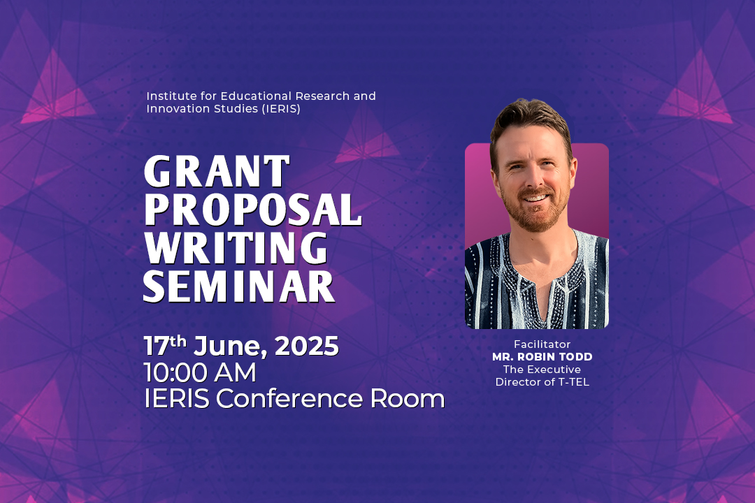 Grant Proposal Writing Seminar by IERIS