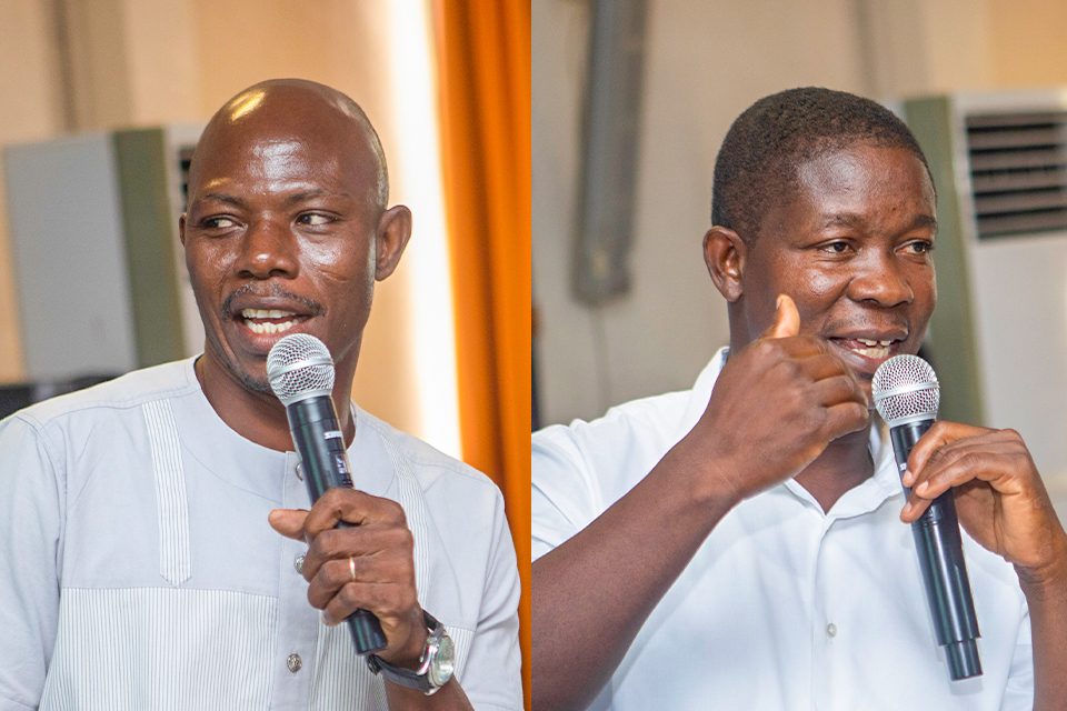 Dr. Prosper Naah (left) and Dr. Philip Siaw Kissi (right)