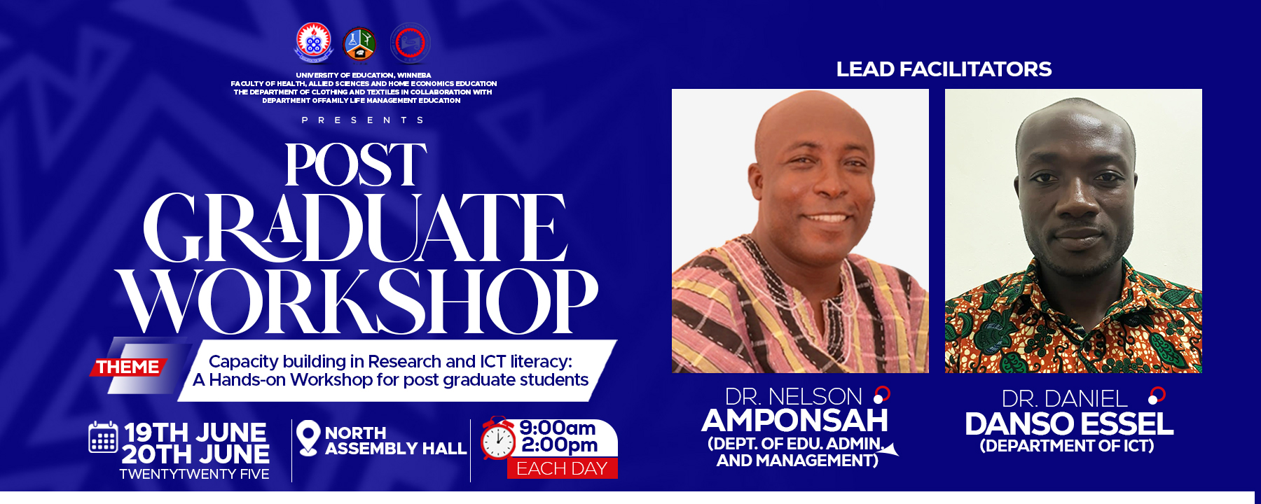 2-Day Capacity Building Workshop for Postgraduate Students