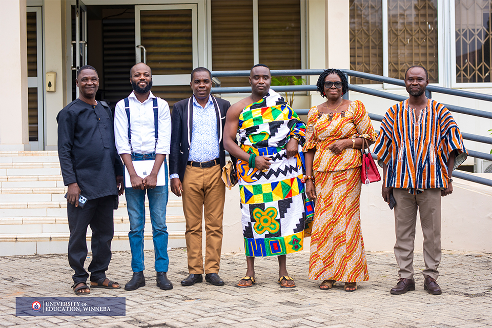 The six-member delegation to UEW 