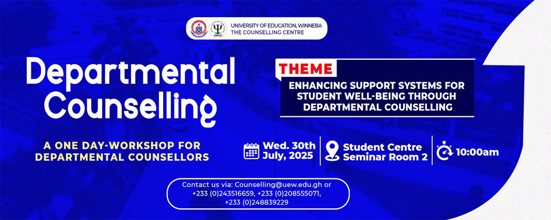  One-Day Workshop On Departmental Counselling