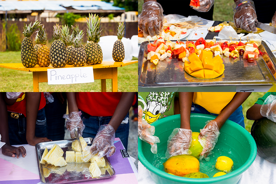Variety of Fruits showcased at the event