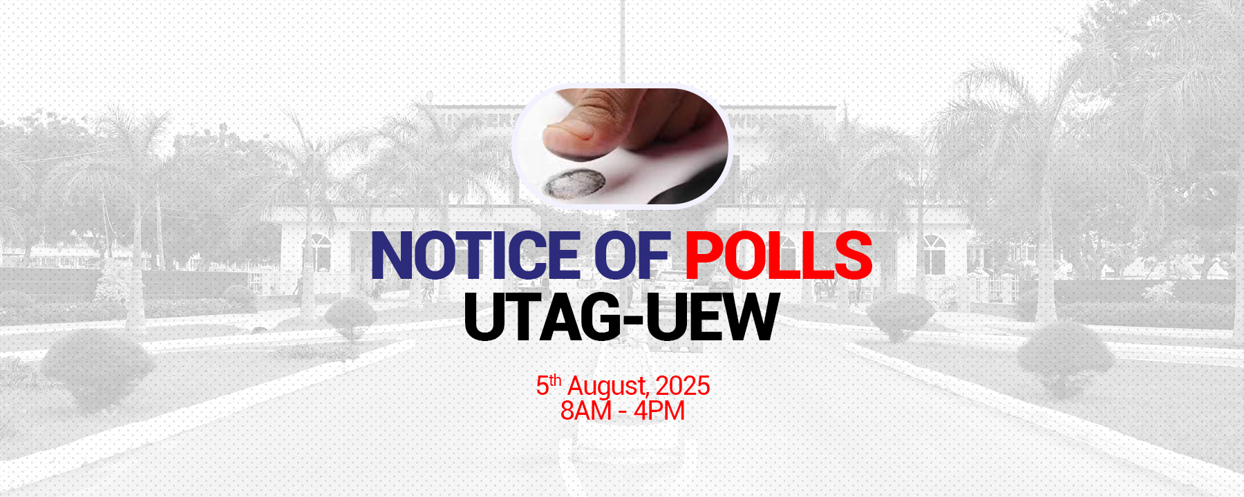 Notice of Polls | UTAG-UEW 