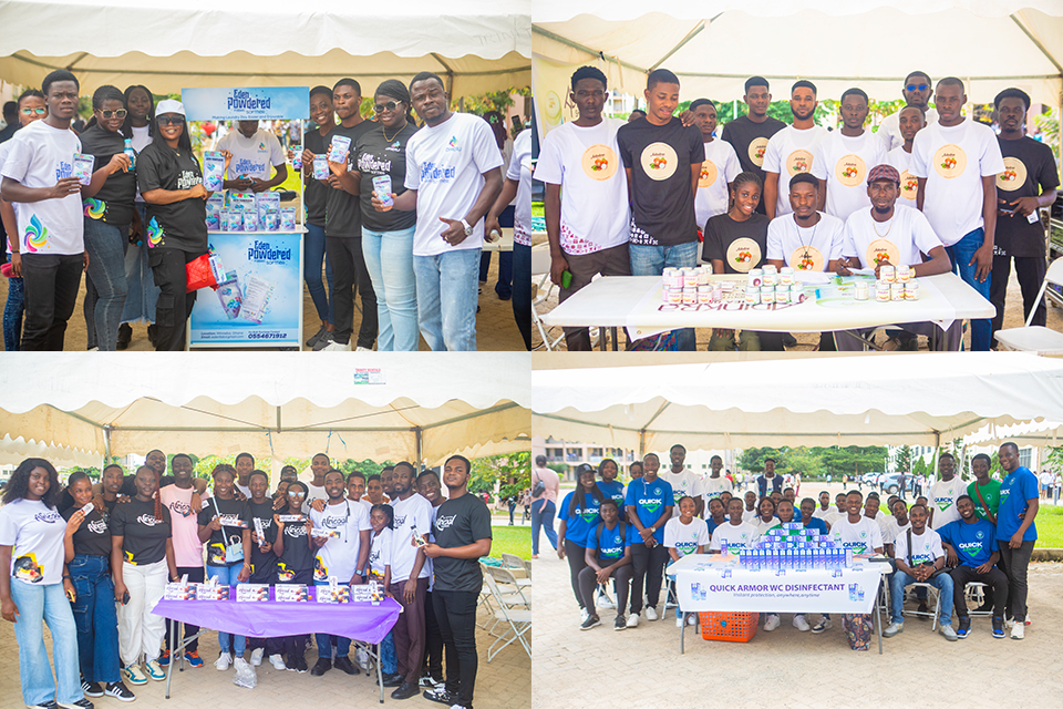 An image illustrating the different student groups and their respective products