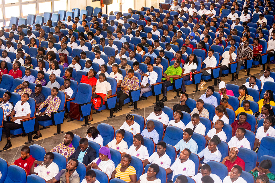 A cross-section of attendees at the Jophus Anamuah-Mensah Conference Centre