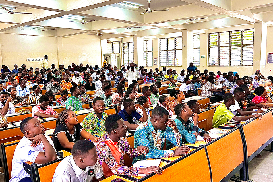 A cross-section of students 