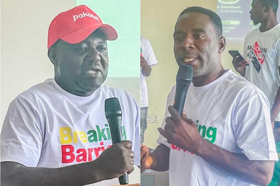 Dr. Emmanuel K. Acheampong and Mr. Eric Odoom