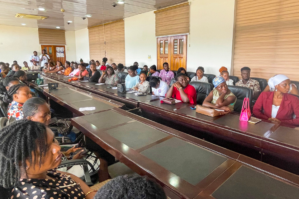 A cross-section of attendees 