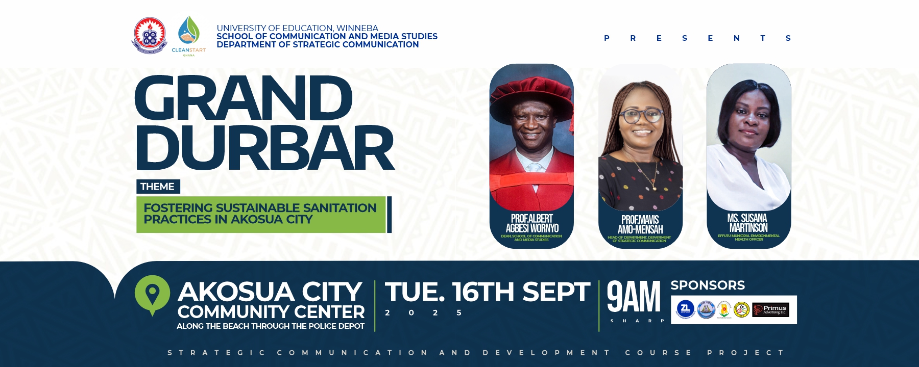 Fostering Sustainable Sanitation Practices in Akosua City.