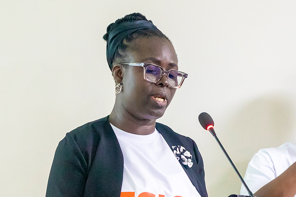 Prof. Sakina Acquah, representative of the Vice-Chancellor