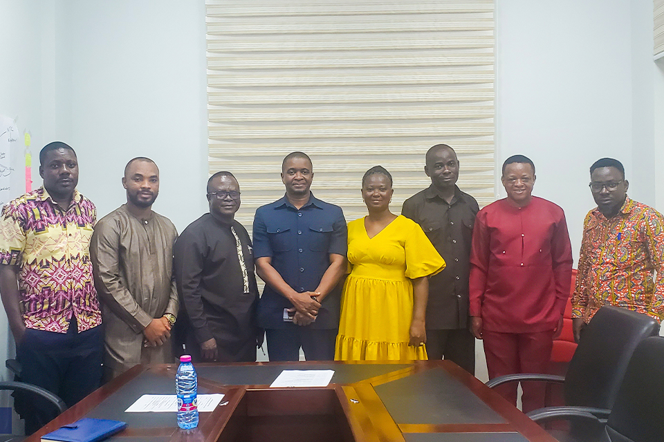 A group photo taken after the first day