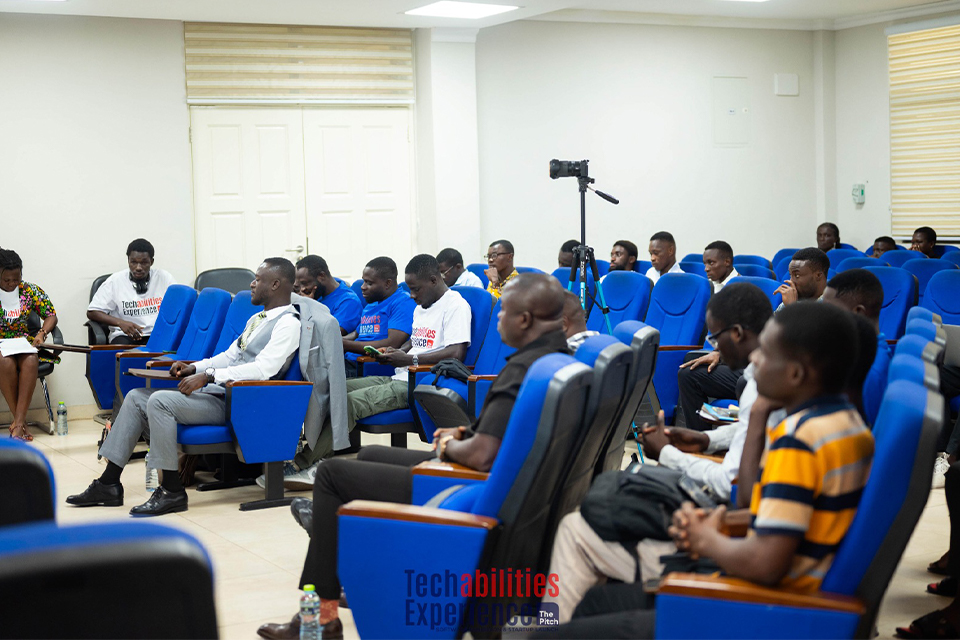 An aerial view of students and leaders at Techabilities