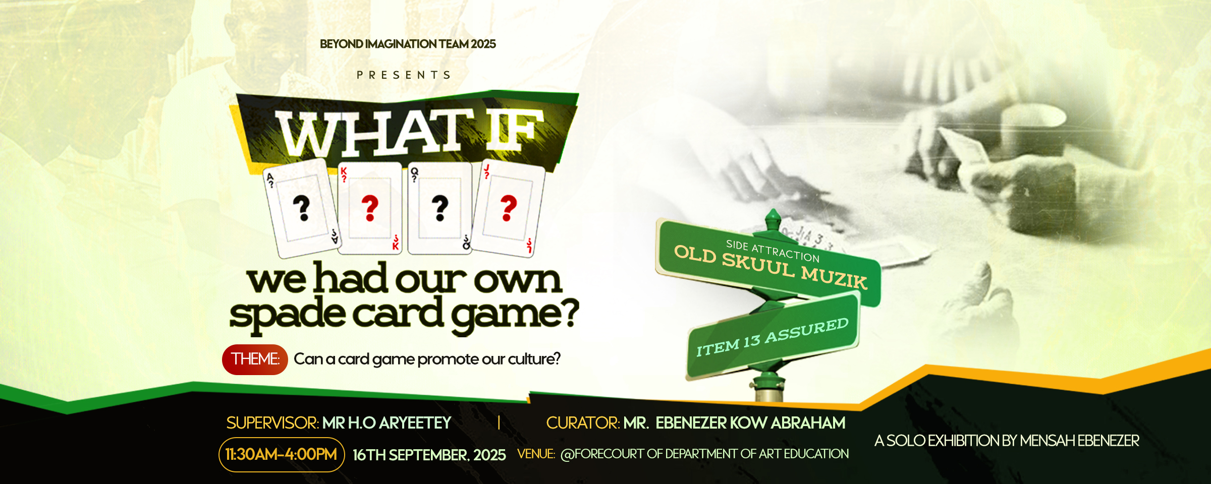 What If We Had Our Own Spade Card Game? | Exploring Culture Through a Solo Exhibition