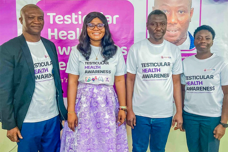From L-R: Prof. Albert Agbesi Wornyo, Prof. Mavis Amo-Mensah, Dr. John Kanyiri Yamba and Ms. Belinda Osei-Mensah
