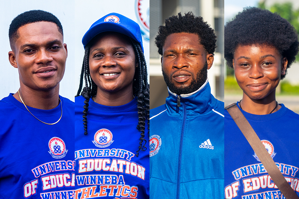 From L-R: Mr. Kingsley Wisdom Baffoe, Ms. Francisca Afaglo, Mr. Germain Kofi Dzorgbesi and Ms. Hagar Sarkodie