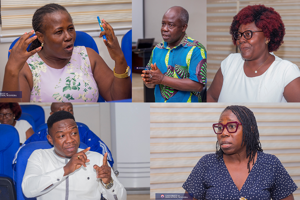 Faculty members contributing to the research presented by Dr. Elizabeth Asiamah 