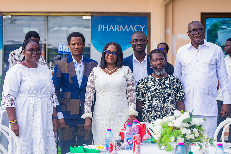 The UEW delegation striking a pose