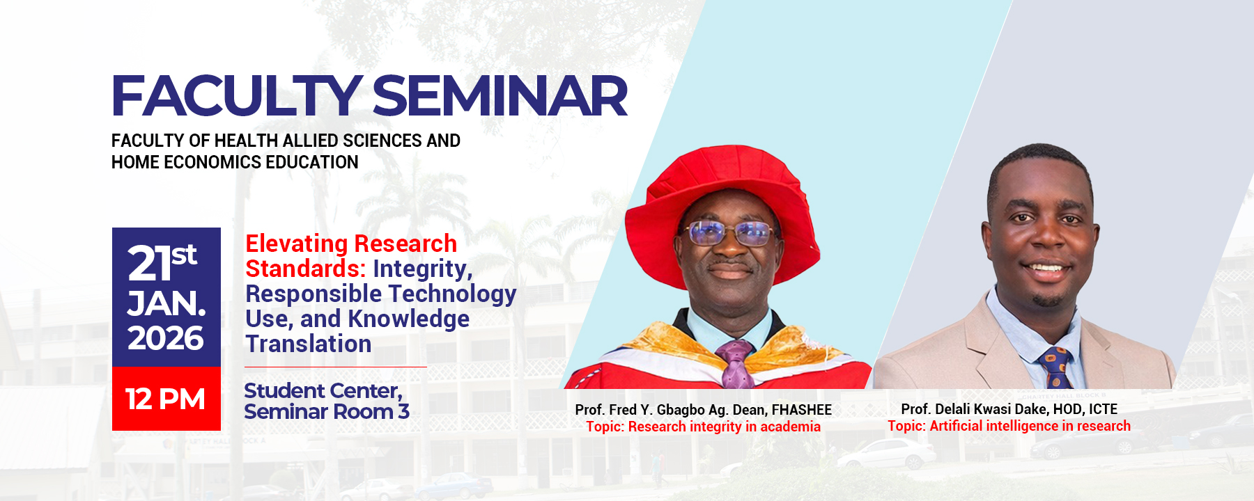 Faculty Seminar - FHASHEE