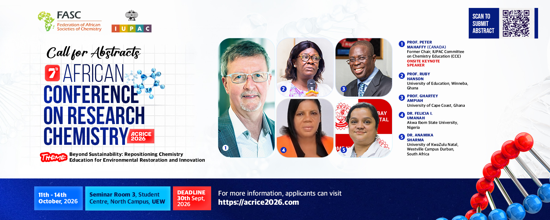 Call for Abstracts | African Conference on Research Chemistry