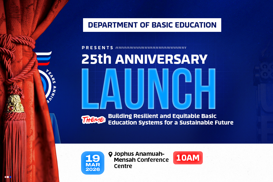 25th Anniversary Launch | Department of Basic Education