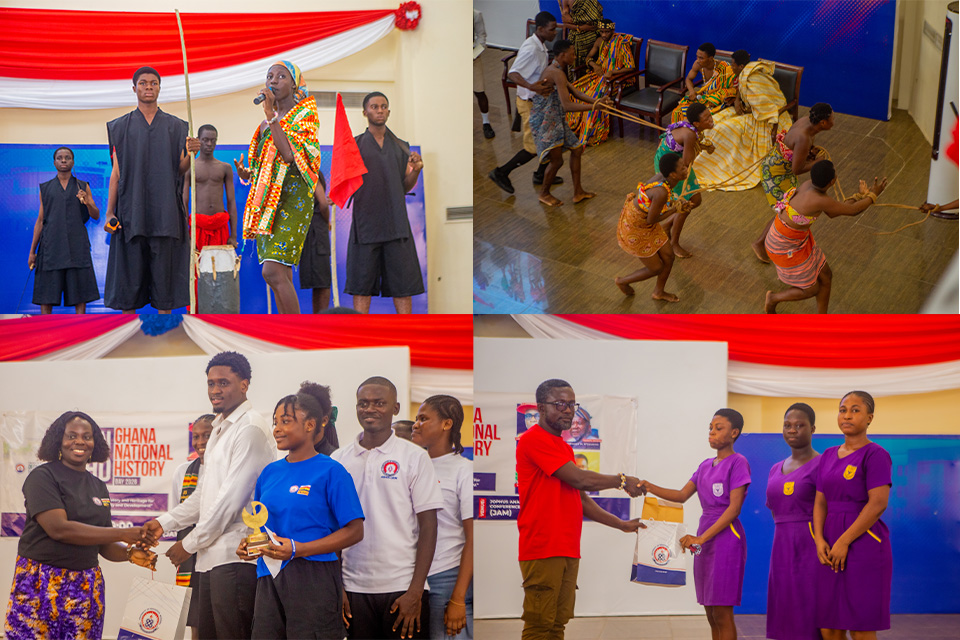 An image depicting some of the drama performances and award recipients at the event