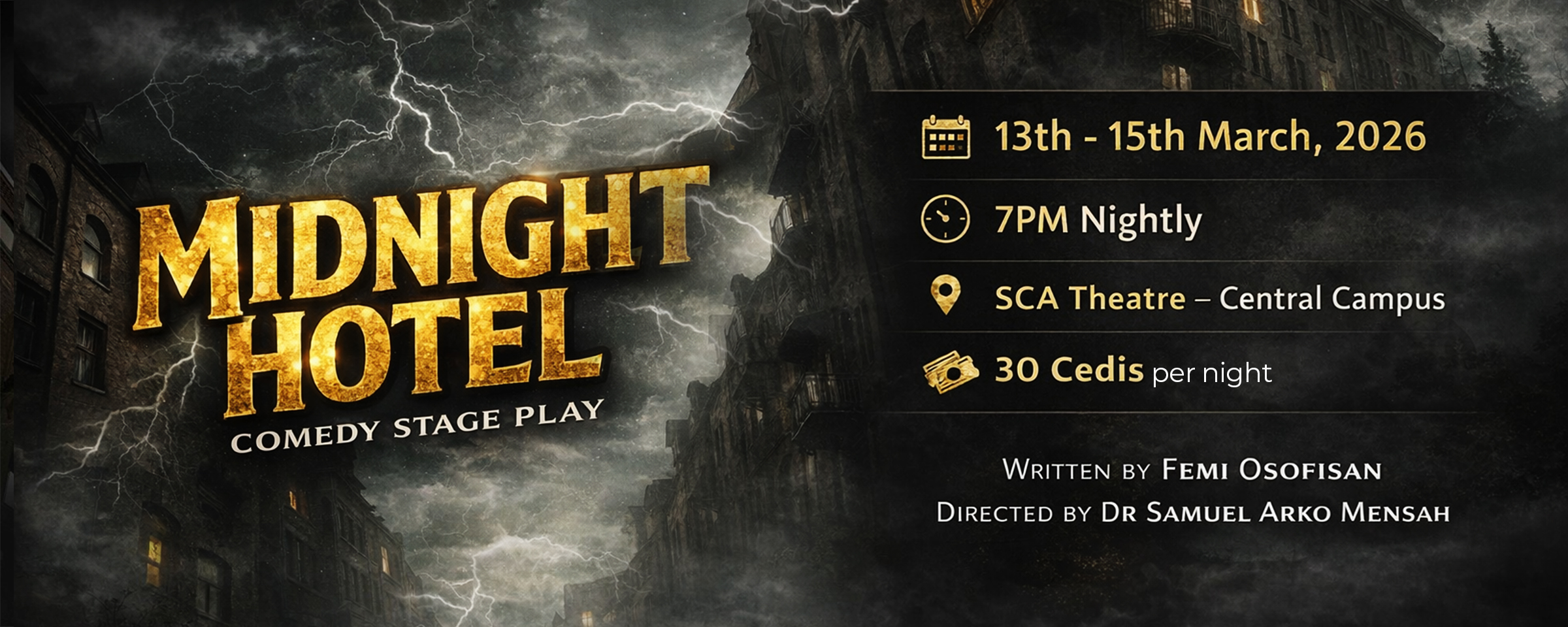 Midnight Hotel | A comedy stage play by the Department of Theatre Arts