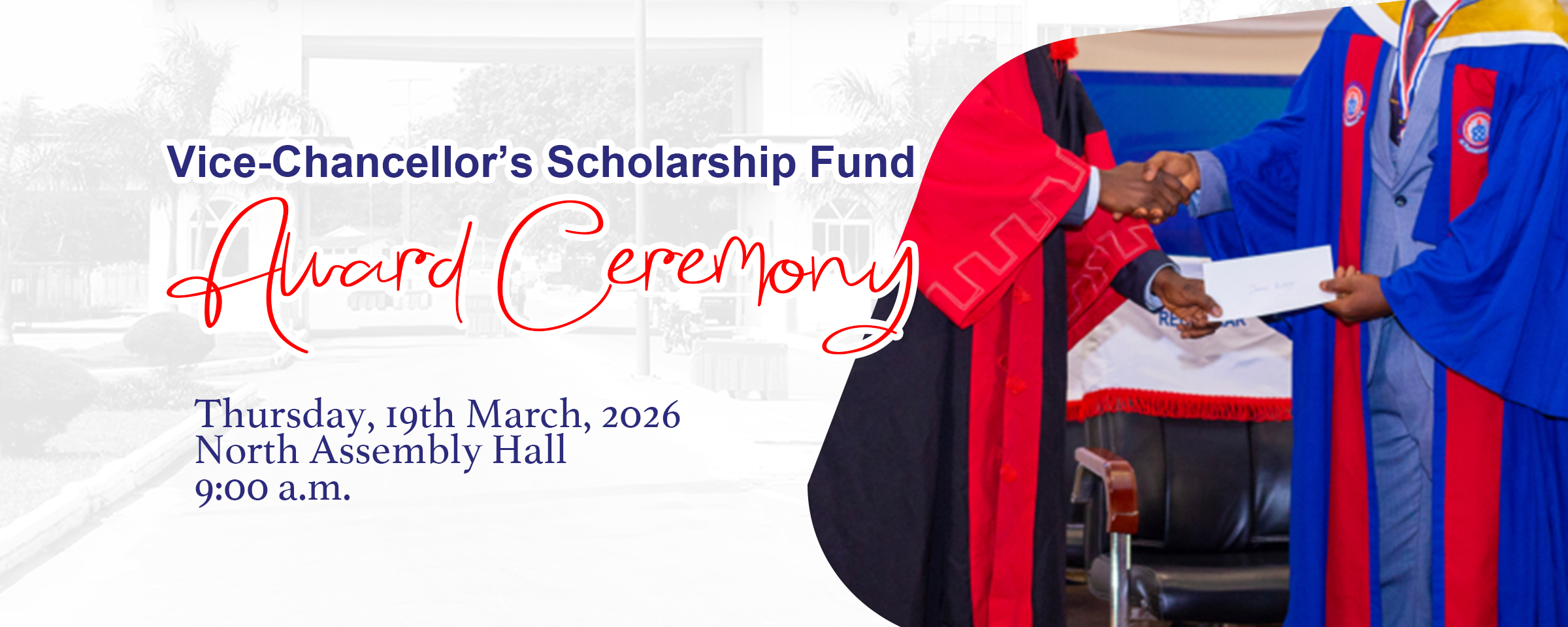 Vice-Chancellor’s Scholarship Fund Award Ceremony