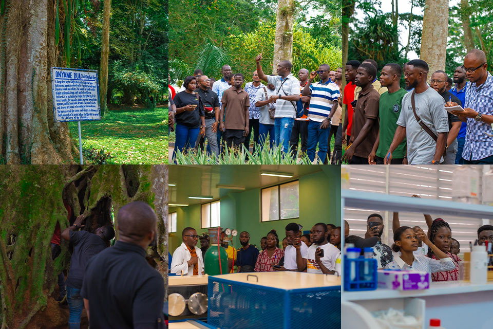 An image showing various places and facilities visited by the M.Phil. students