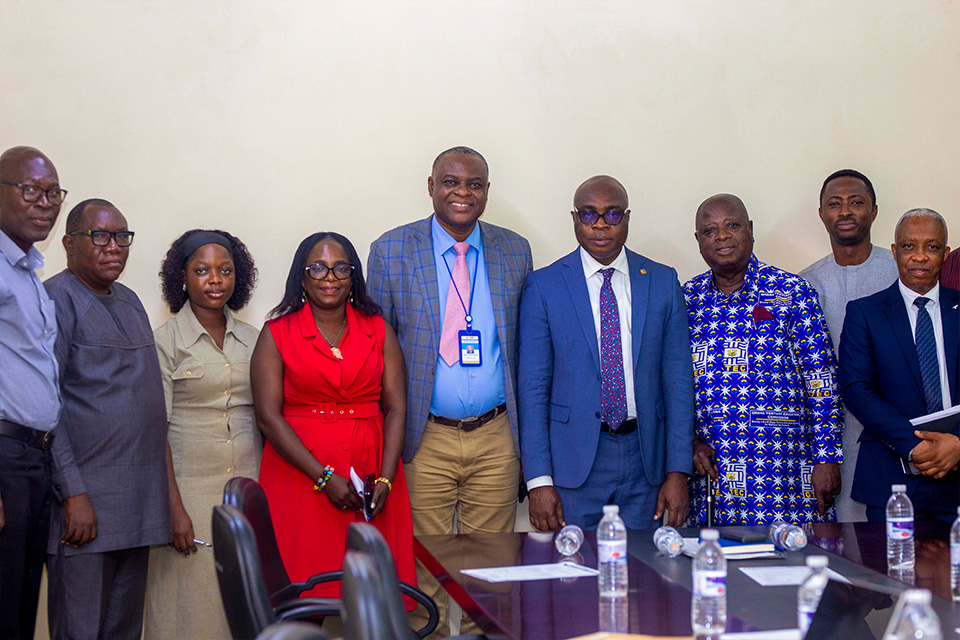 A group picture of some management members and the audit committee members 