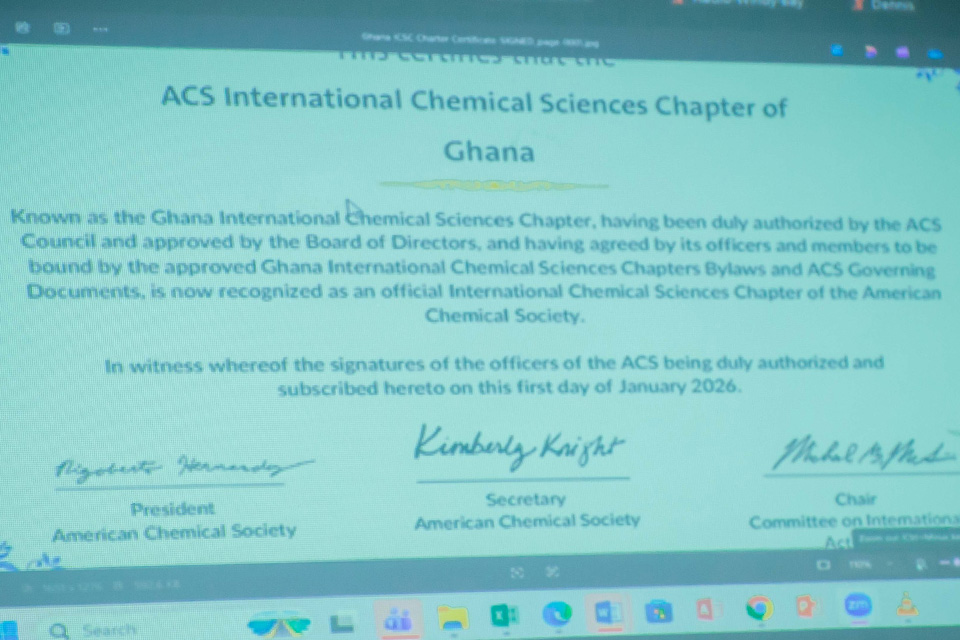 An image of the official launch of the ACS Ghana Chapter 
