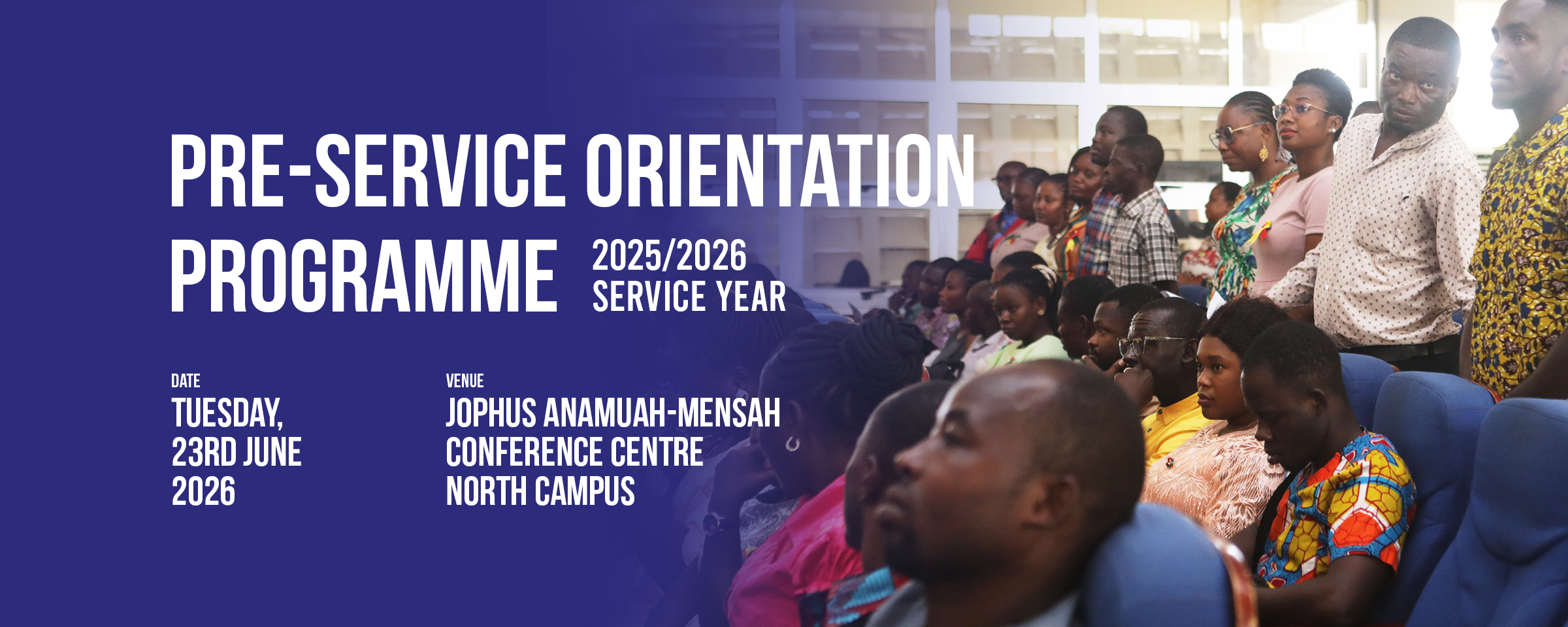 Pre-Service Orientation Programme | 2025/2026 Service Year