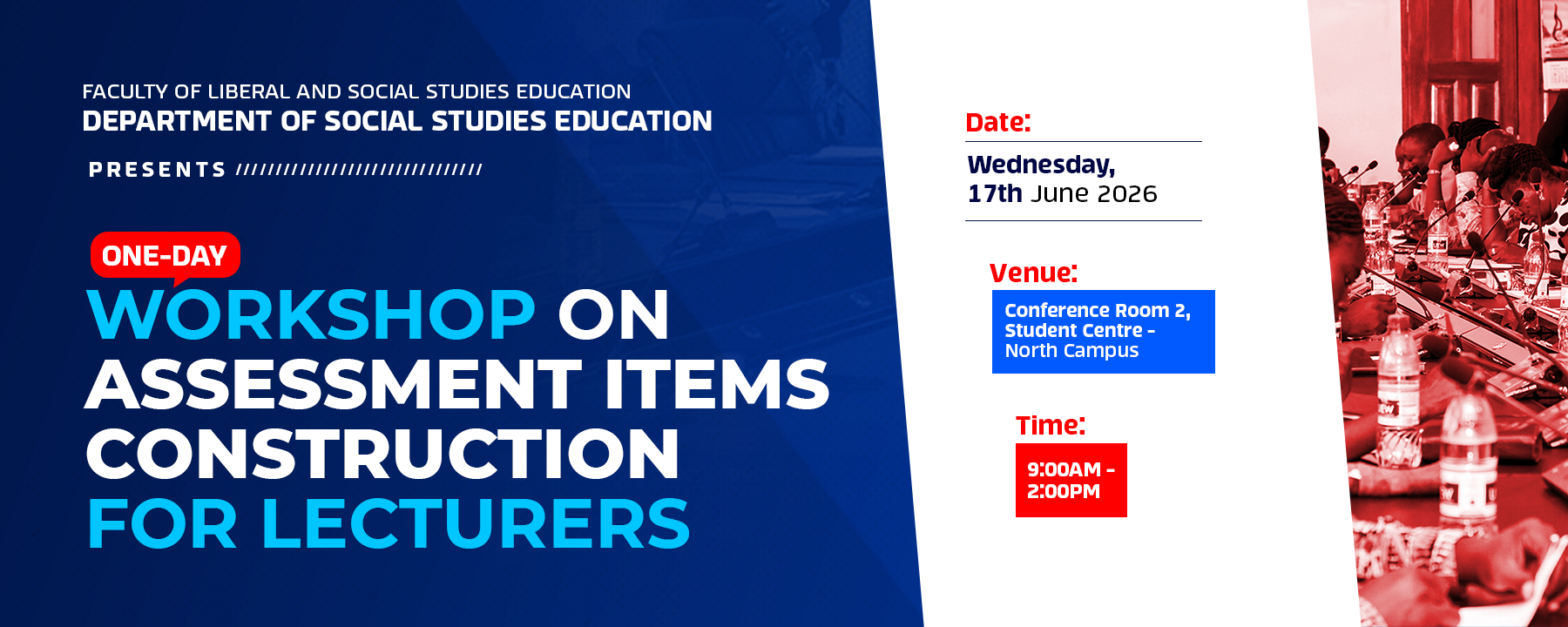 Workshop on Assessment  Item Construction