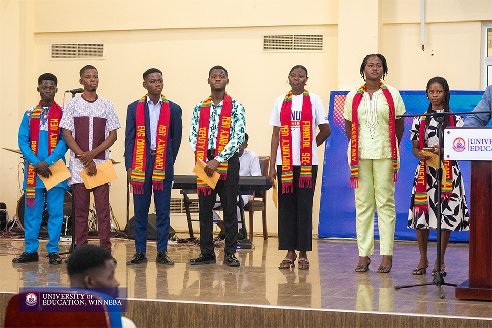 Swearing in of the new student executive 