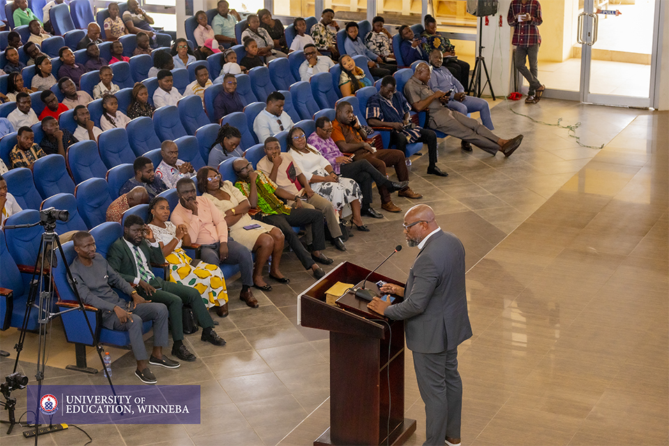 Dr. Daniel McKorley addressing the attendees