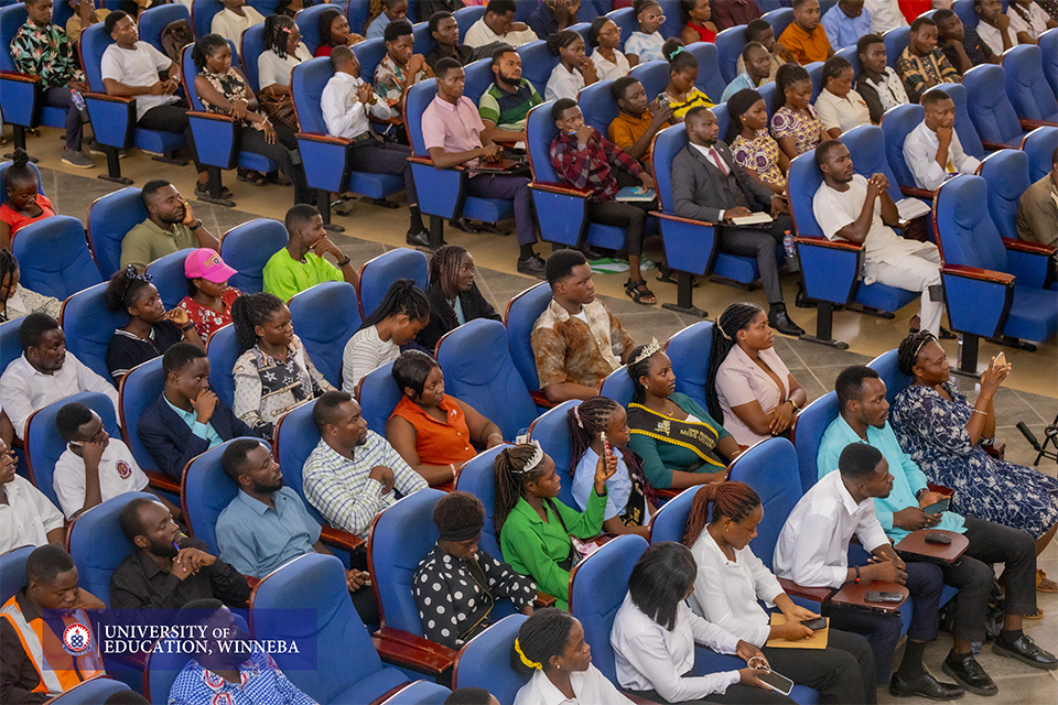 An aerial view of the attendees. 