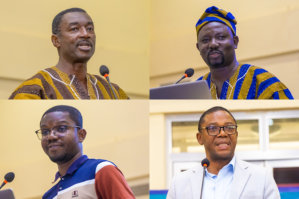 The facilitators from top L-R: Mr. Eric Ofosu-Dwamena, Rev. Justice Gideon Adjerakor, Mr. Andy Agordah and Mr. Boakye Agyeman